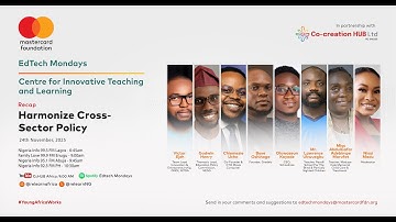 Edtech Mondays | S5 EP38 | Harmonizing Cross-Sector Policy for EdTech Adoption