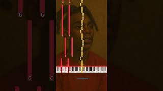 Murder On my Mind - YNW Melly (Piano Version Tutorial) 🎹 #shorts
