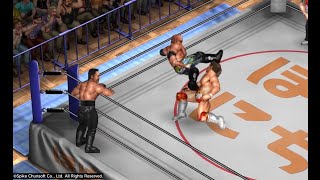 蝶野、武藤  vs タイチ、上村（ファイプロワールド/PS4版）『あぶないタッグリーグ戦』第101試合 FIRE PRO WRESTLING WORLD