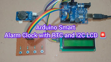 Arduino Smart Alarm Clock with RTC 🚨