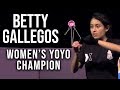 Betty gallegos  womens final  1st place  2018 us nationals  yoyo contest central