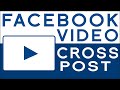 How to crosspost facebook video