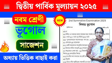 Class 9 2nd Unit Test Geography Suggestion 🔥/ Geography Suggestion For Class 9 2nd Summative