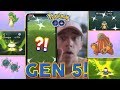 GEN 5 IS HERE AND I CAUGHT A SHINY! (POKÉMON GO UNOVA UPDATE)