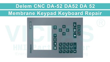 Delem CNC DA-52 DA52 DA 52 Operator Panel Keypad