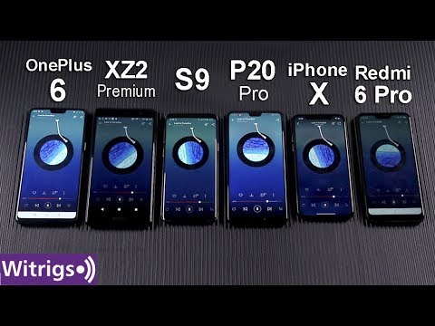 XZ2 Premium vs iPhone X vs OnePlus 6 vs P20 Pro vs S9 vs Redmi 6 Pro Battery Test | Drain Out Test