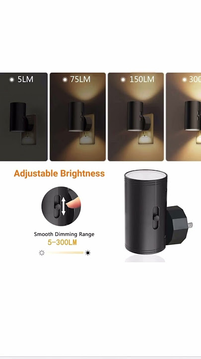 Never Trip in the Dark Again!  Best LED Night Light with Dusk to Dawn Sensor
