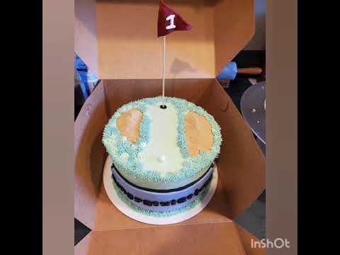 Golf Cake Assembly!