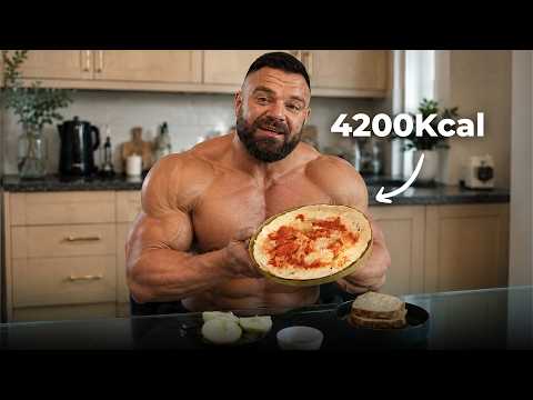 UN DÍA en mi DIETA para Competir en Culturismo Open (4200kcal)