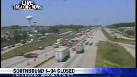 Crash Shuts Down I-94 In Kenosha County