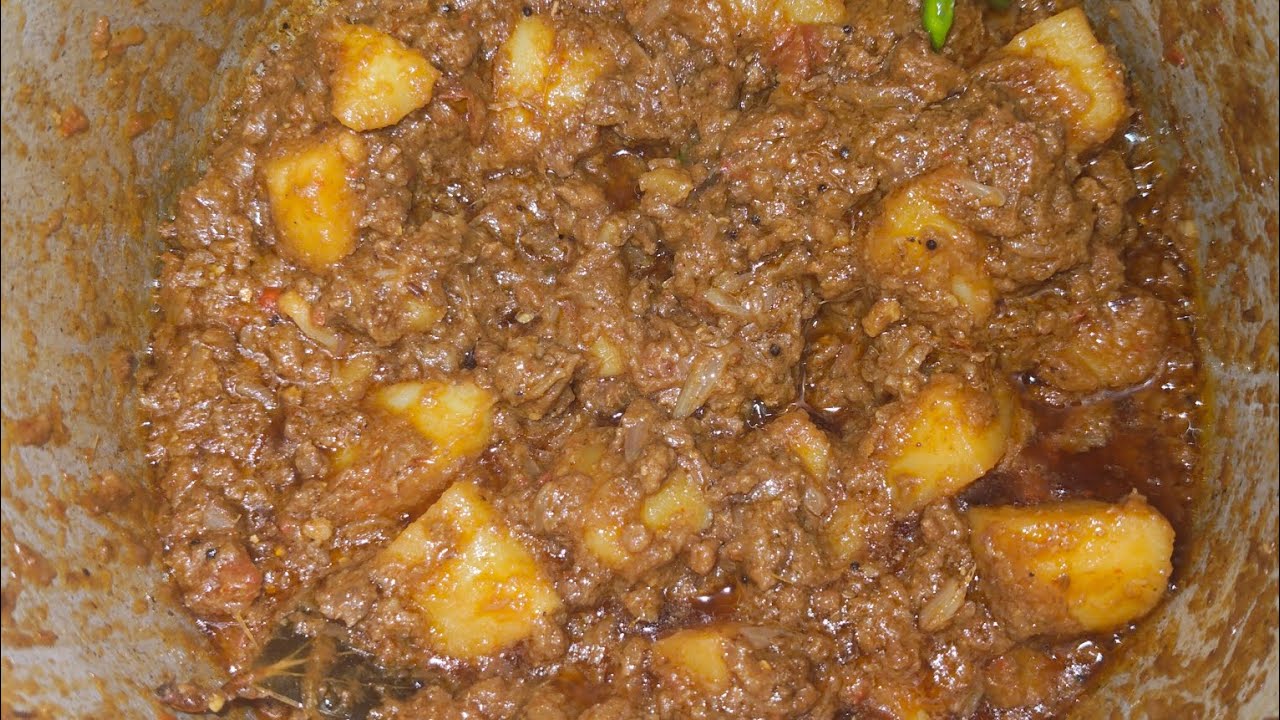 Keema aloo salan yammy🤤 support me💗#viral #trending #recipe #cooking #vlog #youtube #trend