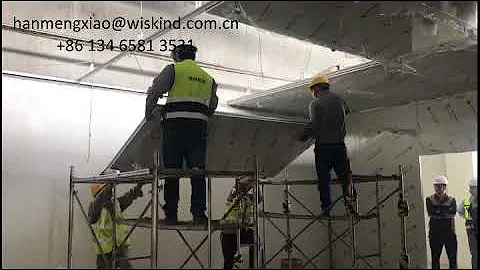 How to install the Gypsum&Rockwool Cleanroom Ceiling