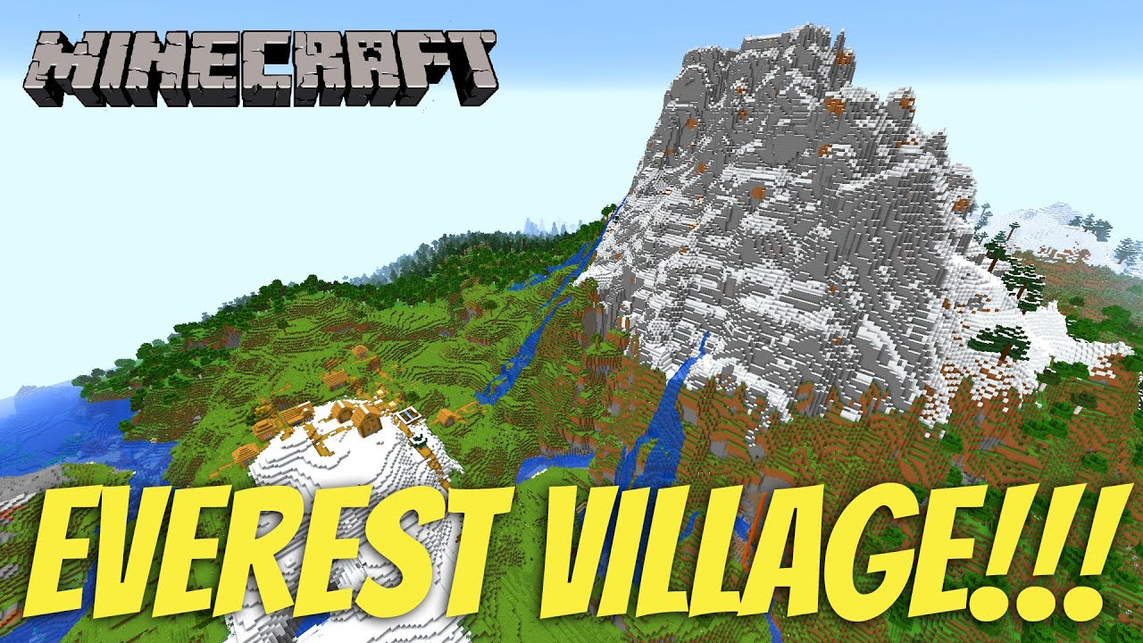 ASTONISHING MOUNTAIN VILLAGE! ISLAND VILLAGE AT SPAWN! | MINECRAFT