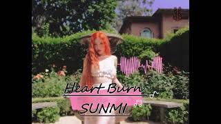 Sunmi  Heart Burn instrumental