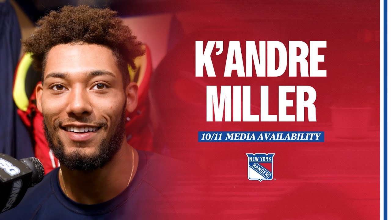 New York Rangers: K'Andre Miller Media Availability