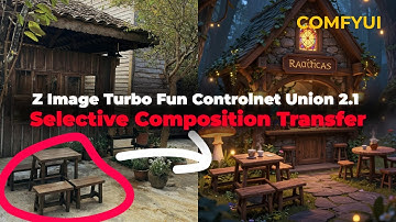 Selective Composition Transfer Using Z Image Turbo Fun Controlnet Union 2.1 | ComfyUI Tutorial