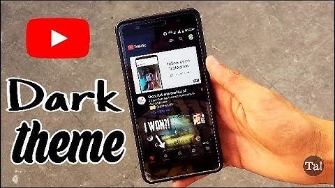 how to get dark theme in YouTube Full HD