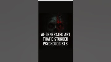 AI-Generated Art That Disturbed Psychologists! #shortvideo  #facts #ai #scary #horror #youtubeshorts