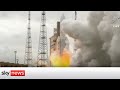 James Webb Telescope launches into space