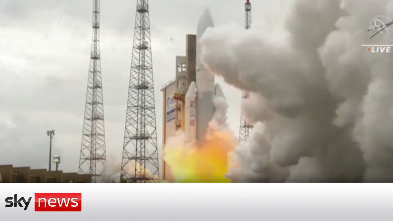 In full: James Webb Telescope launches into space
