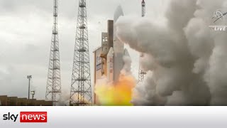 James Webb Telescope launches into space