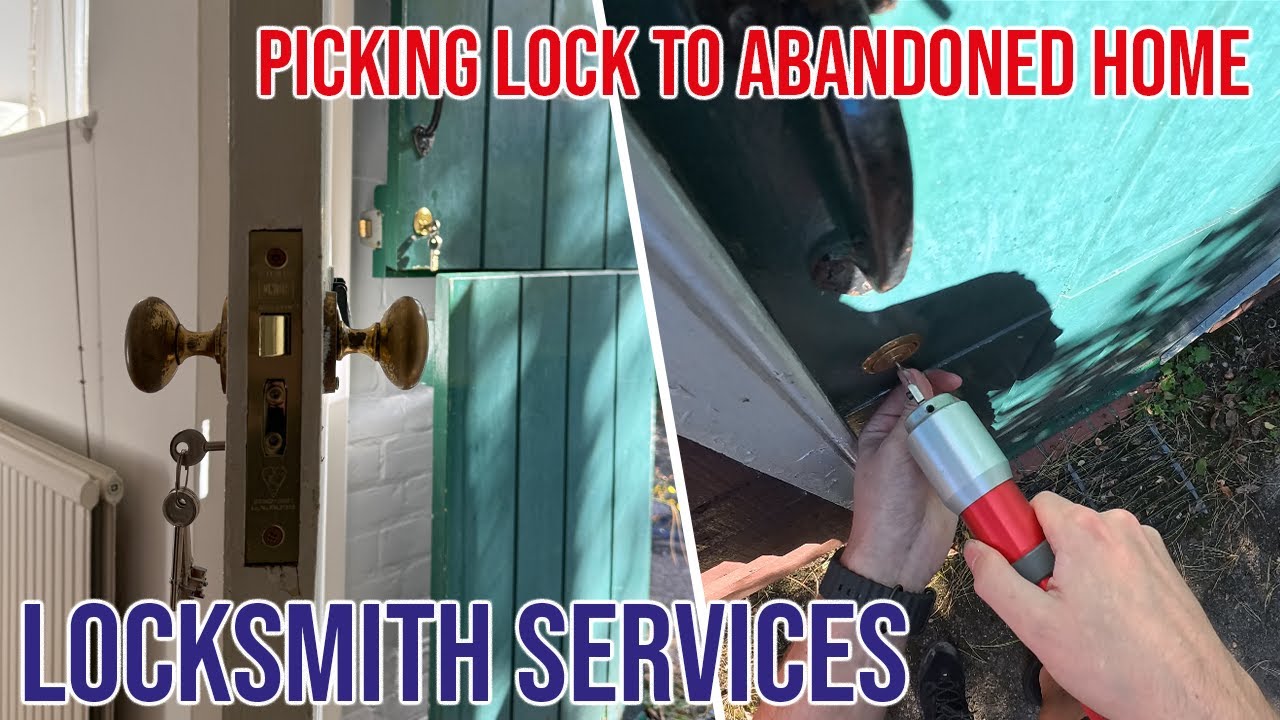Вскрытие замка в заброшенном доме — услуги слесаря