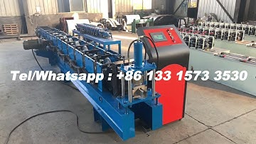 Roll Forming Machine to make u channel / guide for rolling up door