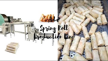 Ada Full Automatic Spring Roll Production Line Spring Roll Making Machine.