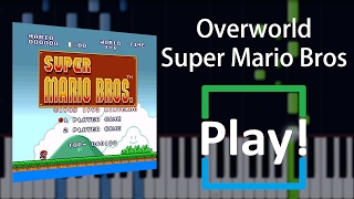 (Play!) Overworld - Super Mario Bros [FREE MIDI] Piano