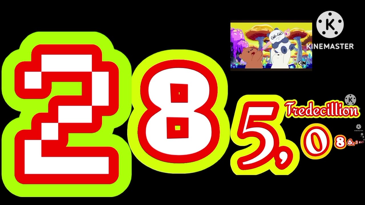 Numbers 0 to 1 Quattodecillion