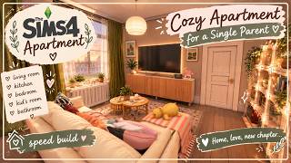Building a Cozy Single Parent Apartment 🌿 | The Sims 4 | CC | screenshot 1