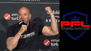 Dana White slams PFL "There were more people in my F**king Green Room"