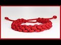 How To Make An Easy Adjustable 1 Strand Chain Paracord Bracelet