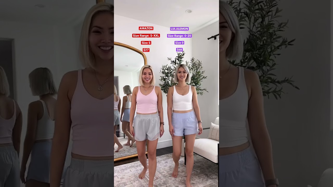 Шорты Lululemon Hotty Hot — подделка с Amazon 