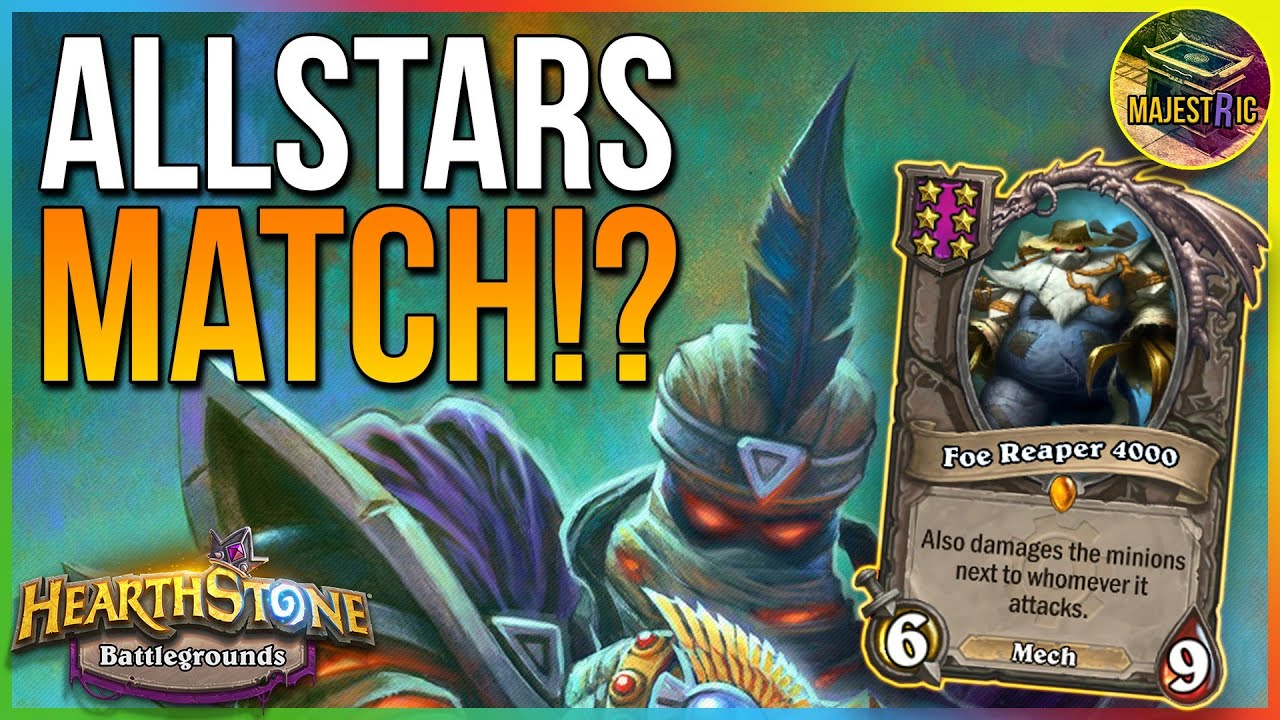 ALLSTARS, NEVER LUCKY!? - Hearthstone Battlegrounds | HS Auto Battler