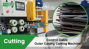Control Cable Outer Casing Conduit Cutting Machine#manufacturing #machine