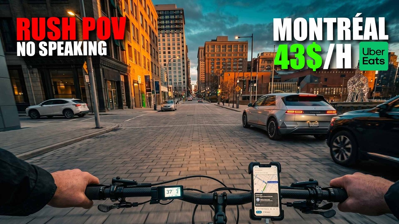 FOOD DELIVERY POV (E-bike)