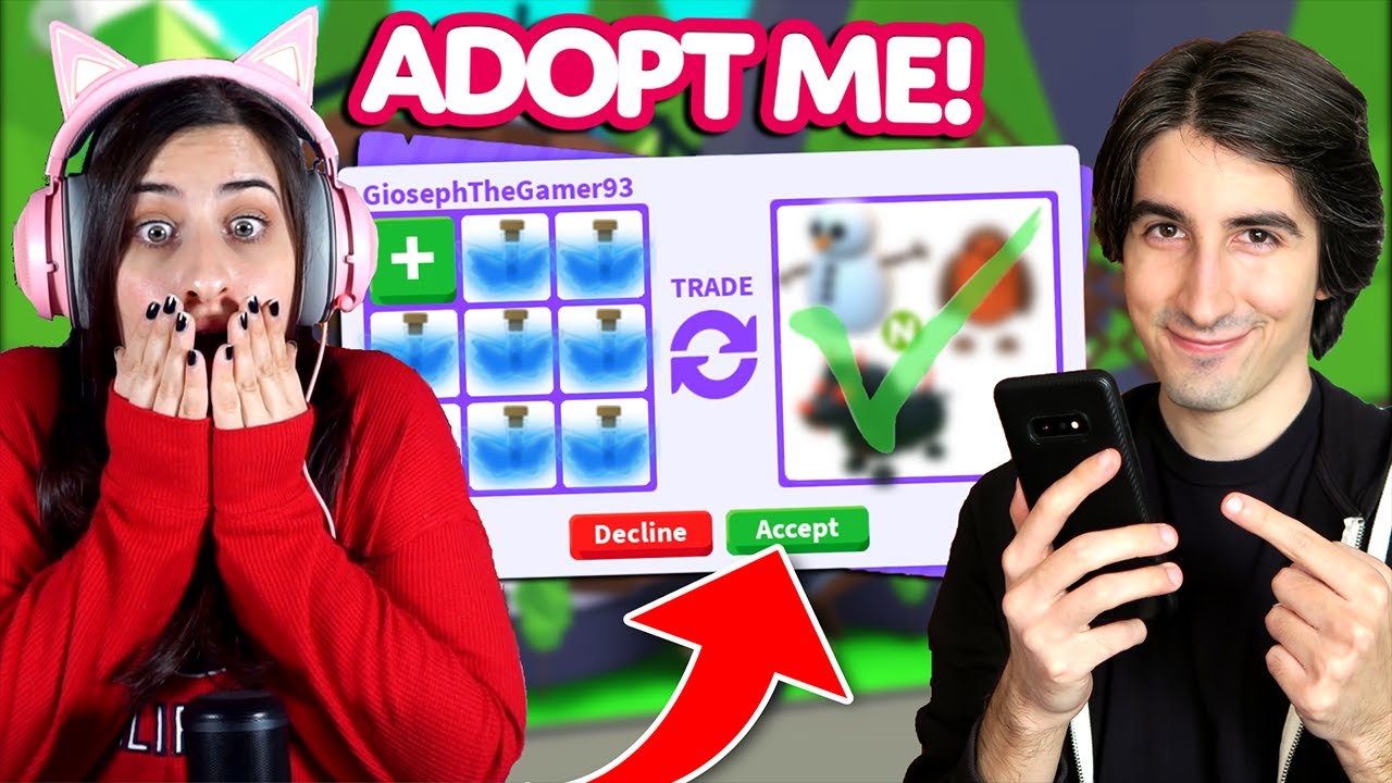 SCAMBIO solo POZIONI FLY con @FrancyDreams e sono TUTTI WIN 😍 Adopt Me ROBLOX ITA