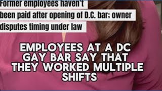 Former employees at DC bar haven’t been paid after termination, owner disputes timing under law