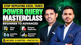 Power Query Masterclass in Excel | Data Cleaning, Append Files & Real-World Projects