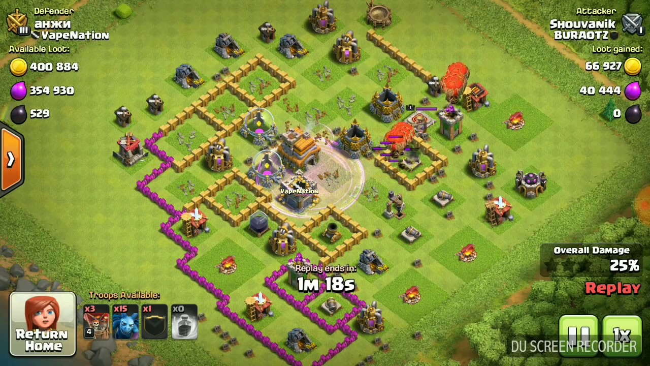 Coc loon+minion attack by Shouvanik