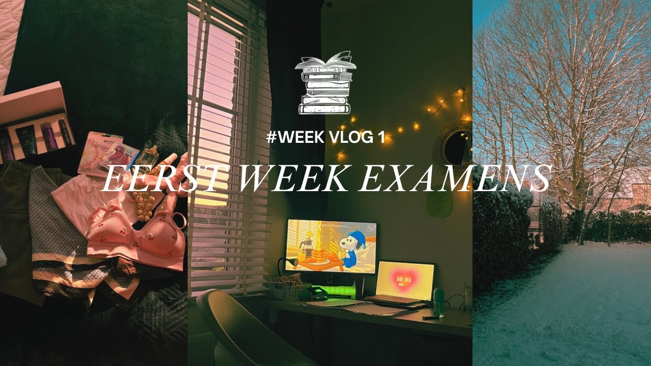 1ste week van mijn examens aan de hogeschool 