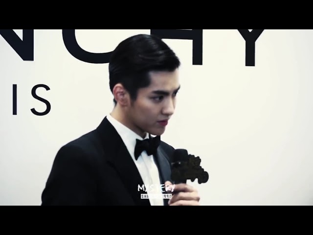 141218 Kris Wu Givenchy Store Opening in Chengdu class=