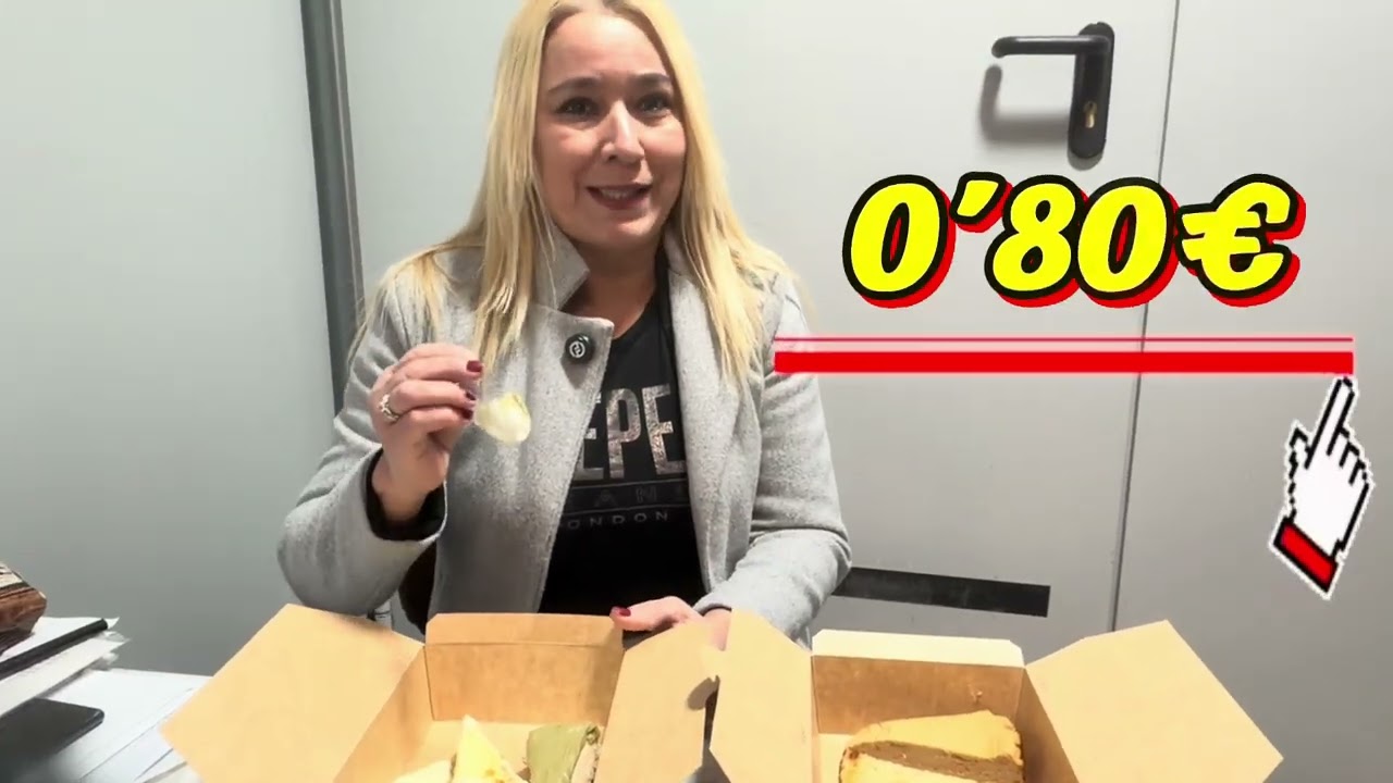 Me rete a comerme 6 tartas de queso 🧀  #comida #prueba #metas #diversion #madrid 