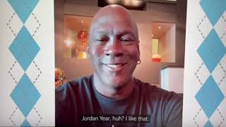Michael Jordan greets the UNC Class of 2023: "The Jordan Year"