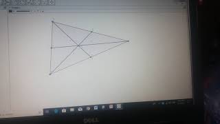 Construction Of Centroid in GeoGebra.