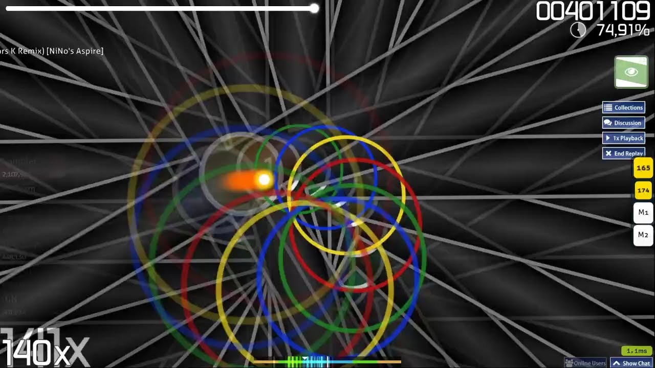 osu! - Erehamonika remixed by kors k - Der Wald [Nino's Aspire] +EZ #1, 672x