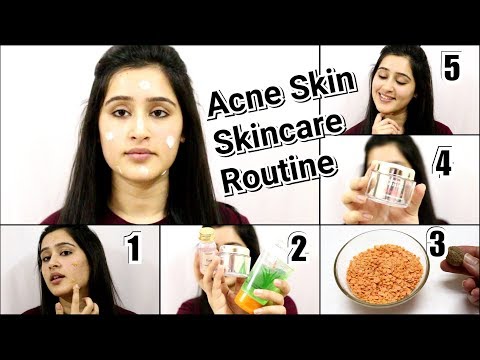 Skincare Routine for Sensitive Skin and Acne Prone skin- Get Clear and Glowing skin