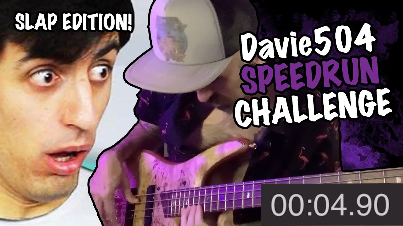 BassLord SLAP BASS Speedrun WORLD RECORD | 4.90s | Davie504 Speedrun Challenge