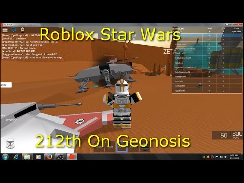 Roblox Star Wars 212th On Geonosis With Tanks Youtube - 212th roblox